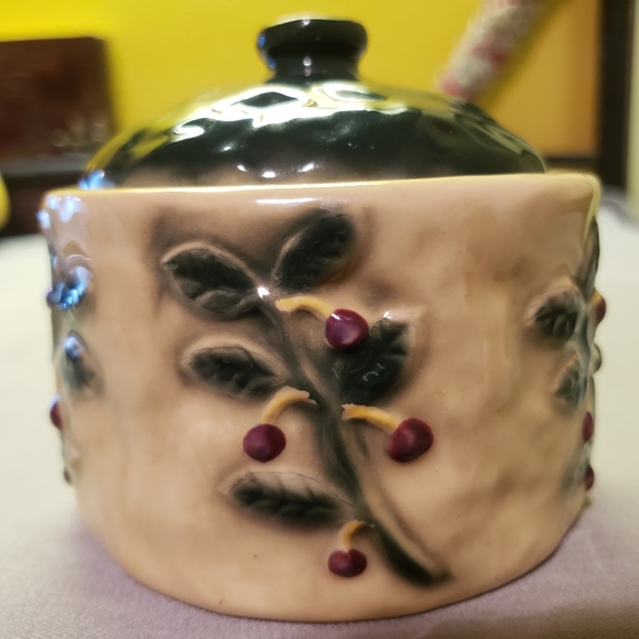 Vinta Sugar Bowl Big Sky Carver With Lid Stoneware - Picture 6 of 10